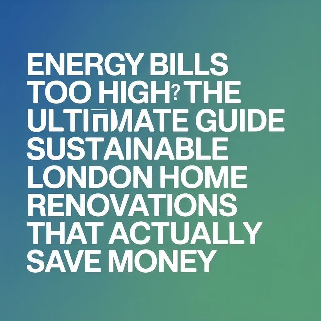 Energy Bills Too High?