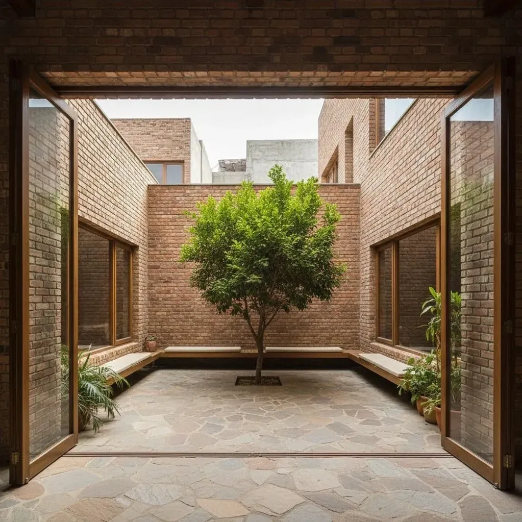Central courtyard